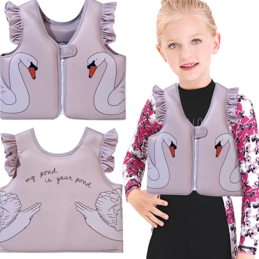 SIZE 4/6 CHILDREN’S SWAN SWIM VEST